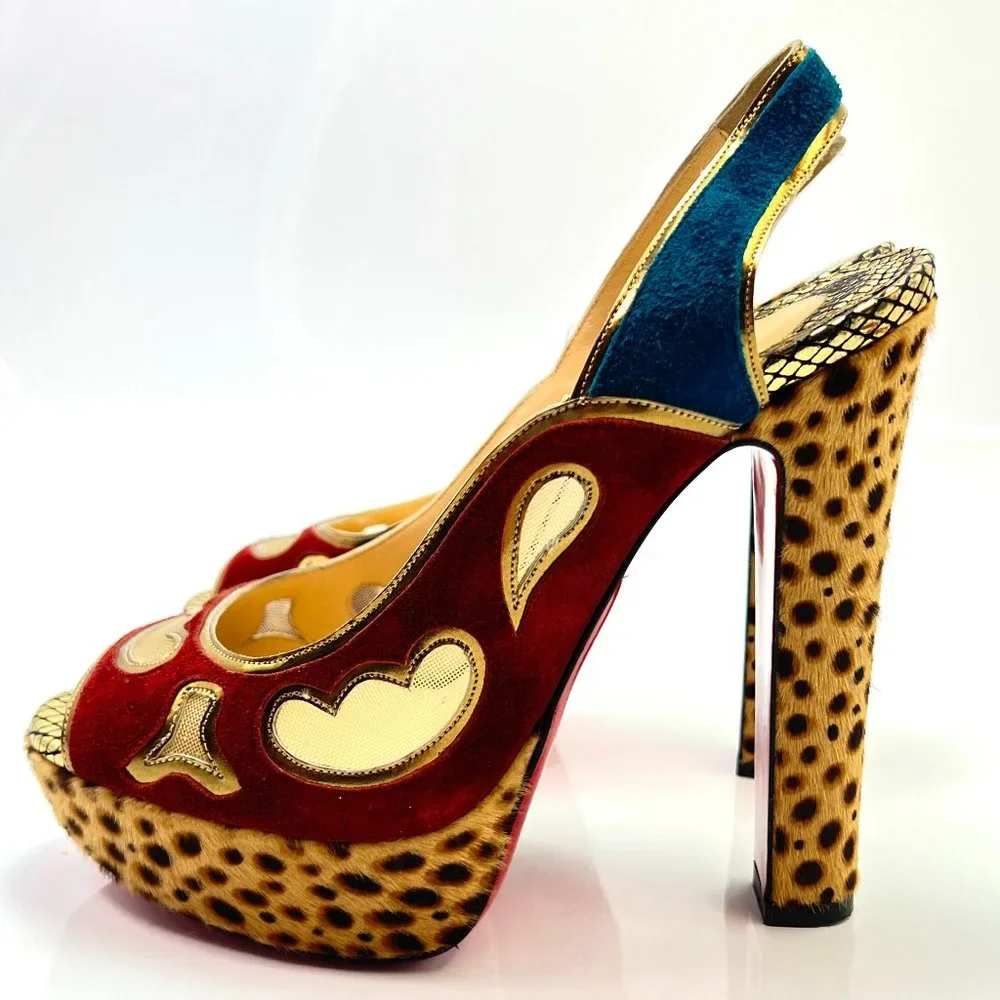 🌷❤️🔥FINAL SALE 🔥 NO OFFERS🌷💥Christian Louboutin Miralep 140 36 - Picture 1 of 8